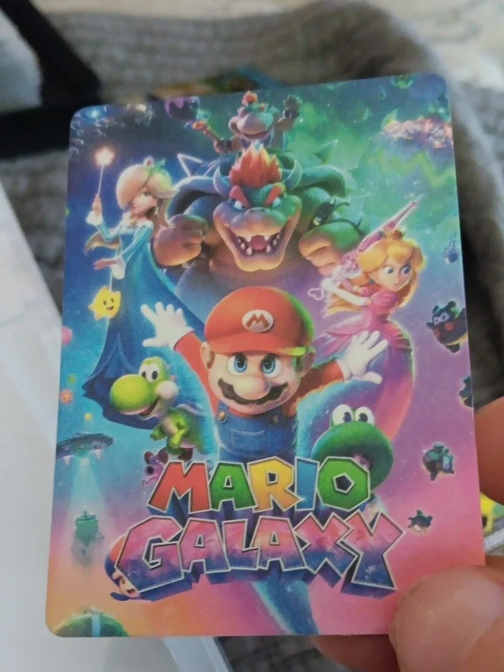 Nintendo Luigi Trading Card – Green, Blue, Yellow Accents